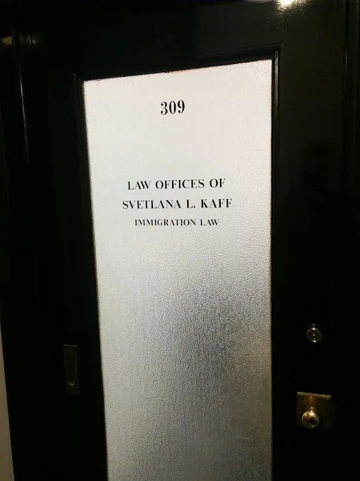 LAW OFFICES OF SVETLANA L. KAFF, P.C. 6