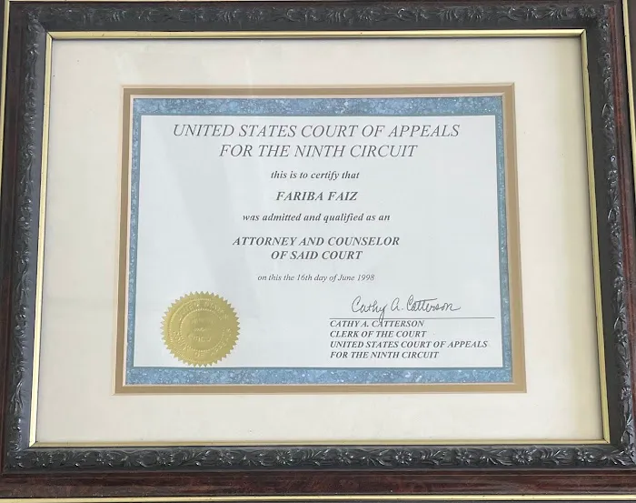 Corporate Immigration Counsel- Fariba Faiz Law Offices PC 8