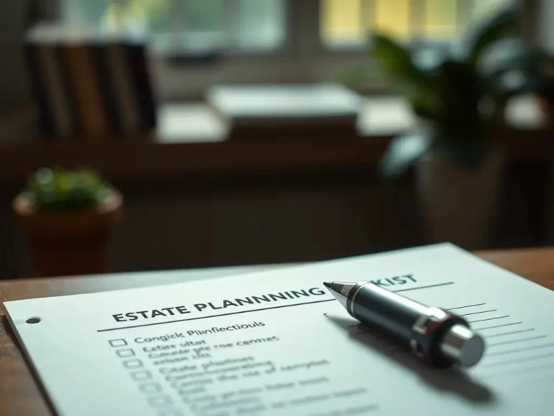 Comprehensive Estate Planning Checklist Guide for U.S. Families